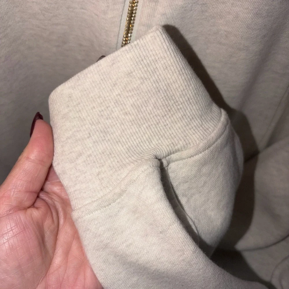 lululemon athletica XL-XXL Bone and Gold funnel neck LONG - Picture 6 of 13